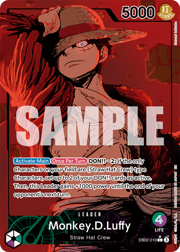 Monkey.D.Luffy (EB02-010_p1) — Alt Art