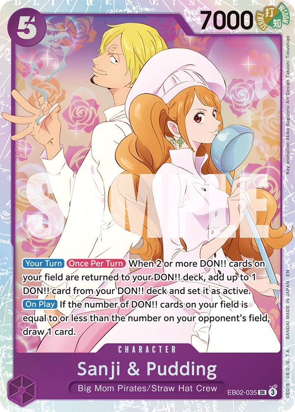 Sanji &amp; Pudding (EB02-035)