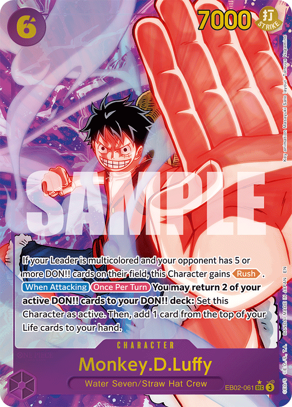 Monkey.D.Luffy (EB02-061_p1) — Alt Art