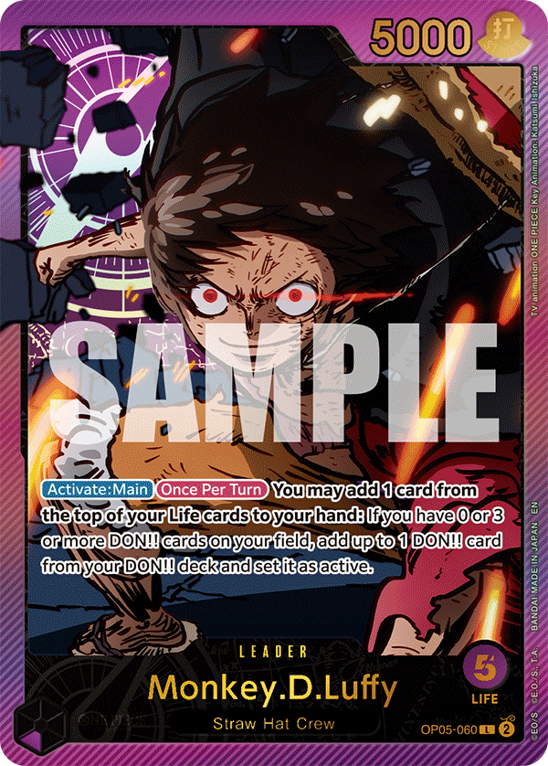 Monkey.D.Luffy (EB-02 OP05-060_p4) — Alt Art