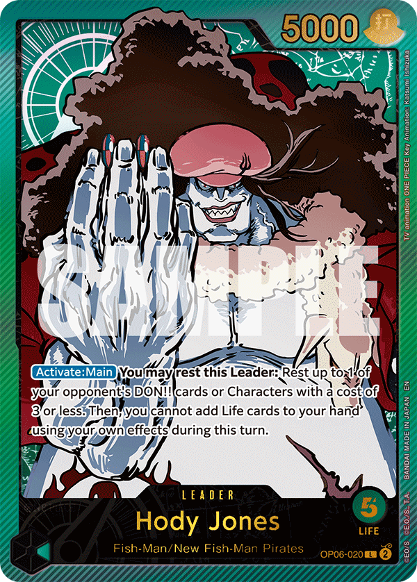 Hody Jones (EB-02 OP06-020_p2) — Alt Art