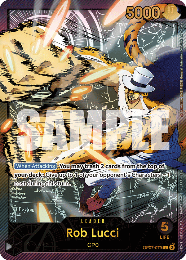 Rob Lucci (EB-02 OP07-079_p2) — Alt Art