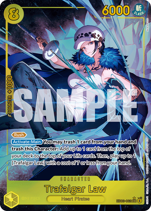 Trafalgar Law (EB03-062_p1) — Alt Art