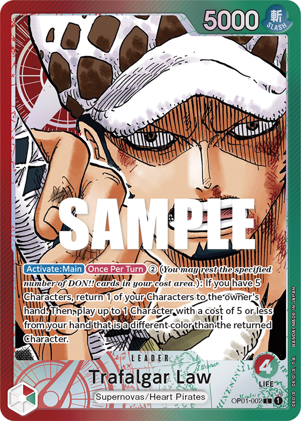 Trafalgar Law (OP01-002_p1) — Alt Art