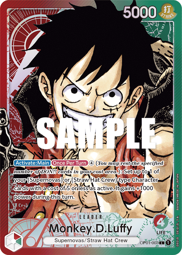 Monkey.D.Luffy (OP01-003_p1) — Alt Art