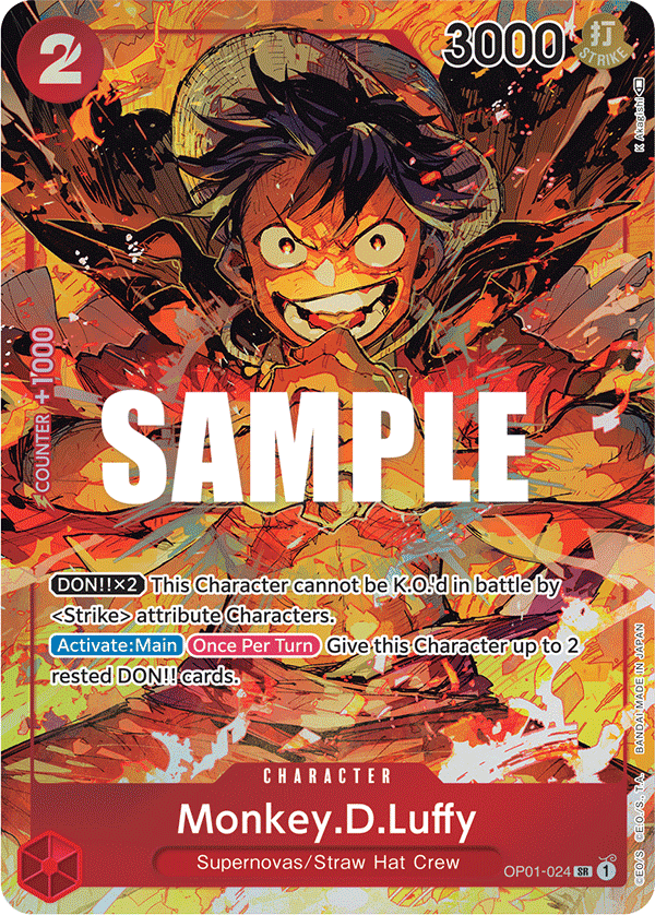 Monkey.D.Luffy (OP01-024_p1) — Alt Art