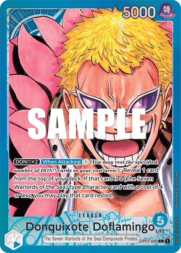 Donquixote Doflamingo (OP01-060_p1) — Alt Art