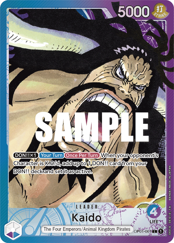Kaido (OP01-061_p1) — Alt Art