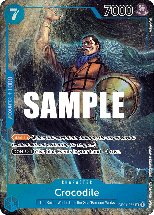 Crocodile (OP01-067_p1) — Alt Art