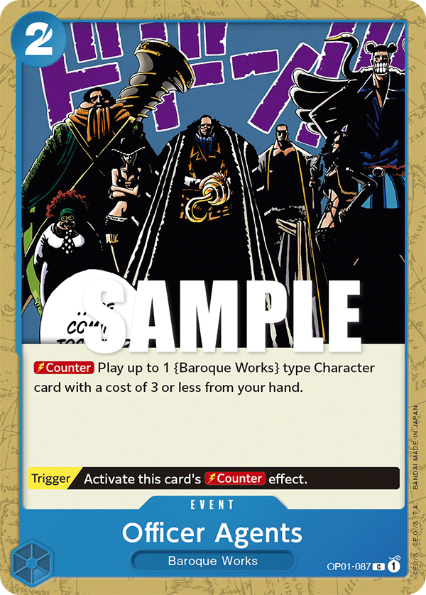 Officer Agents (OP01-087)