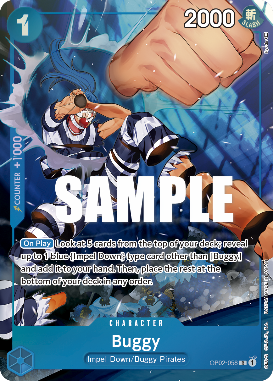 Buggy (OP02-058_p1) — Alt Art