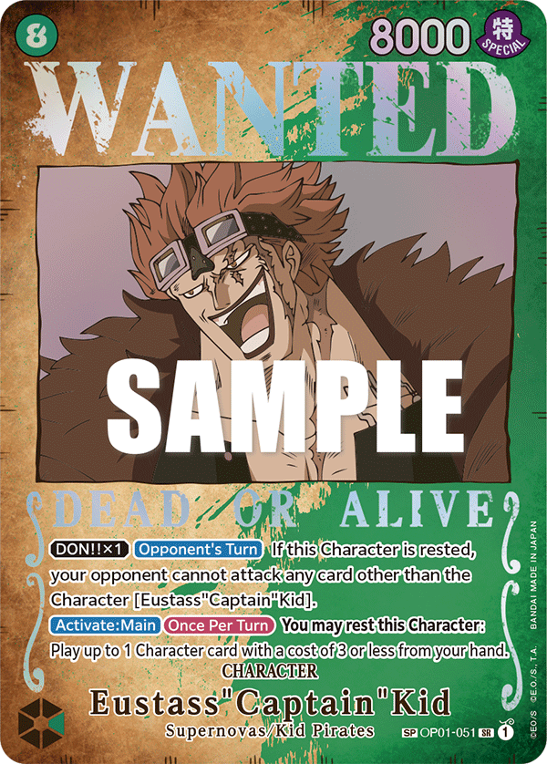 Eustass"Captain"Kid (OP-03 OP01-051_p2) — Alt Art