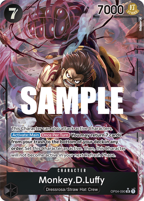 Monkey.D.Luffy (OP04-090_p1) — Alt Art