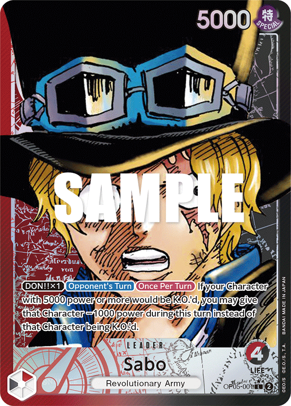 Sabo (OP05-001_p1) — Alt Art