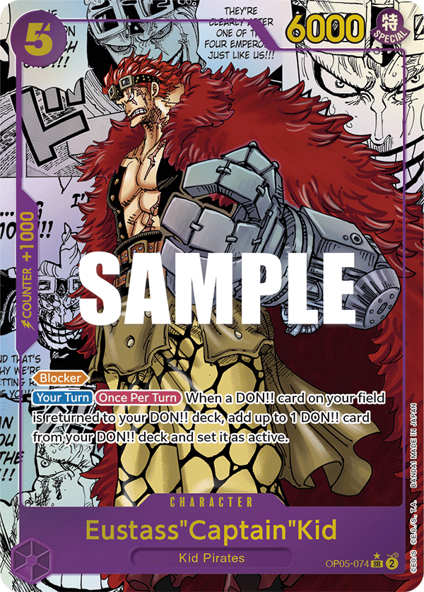 Eustass"Captain"Kid (OP05-074_p2) — Alt Art