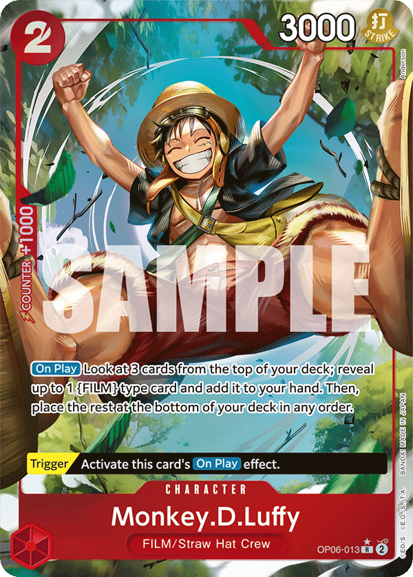 Monkey.D.Luffy (OP06-013_p1) — Alt Art