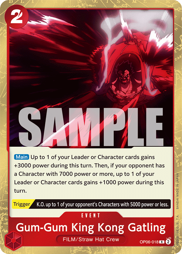 Gum-Gum King Kong Gatling (OP06-018)