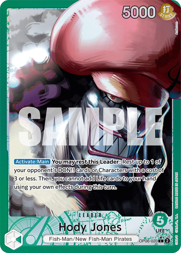 Hody Jones (OP06-020_p1) — Alt Art