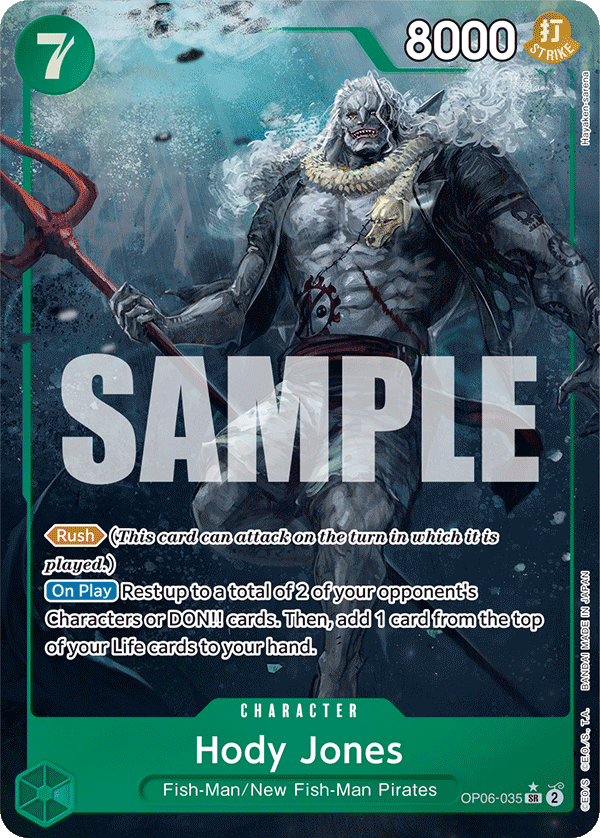Hody Jones (OP06-035_p1) — Alt Art