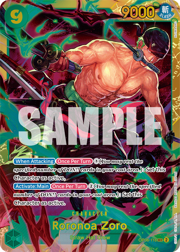 Roronoa Zoro (OP06-118)