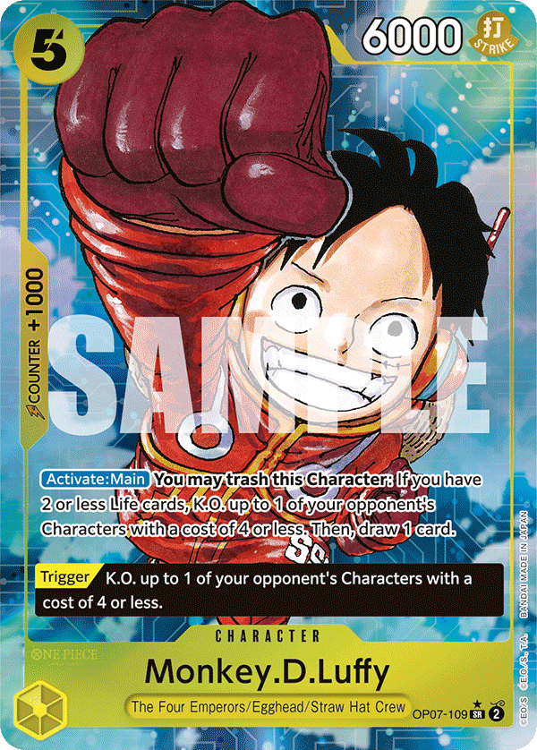 Monkey.D.Luffy (OP07-109_p1) — Alt Art