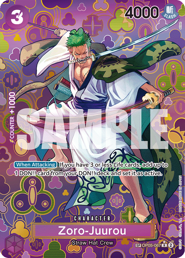 Zoro-Juurou (OP-09 OP05-067_p4) — Alt Art