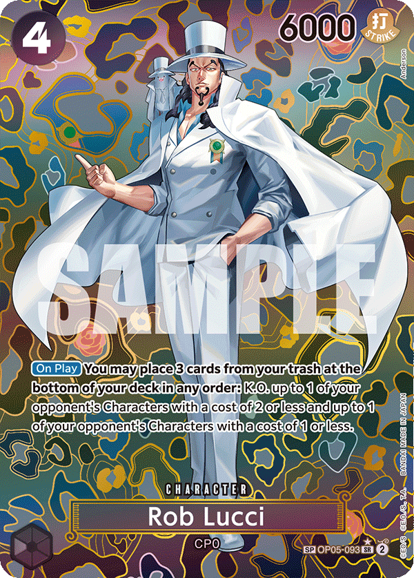 Rob Lucci (OP-09 OP05-093_p2) — Alt Art