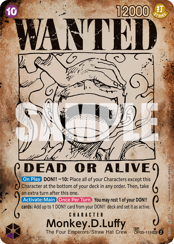 Monkey.D.Luffy (OP-09 OP05-119_p6) — Alt Art