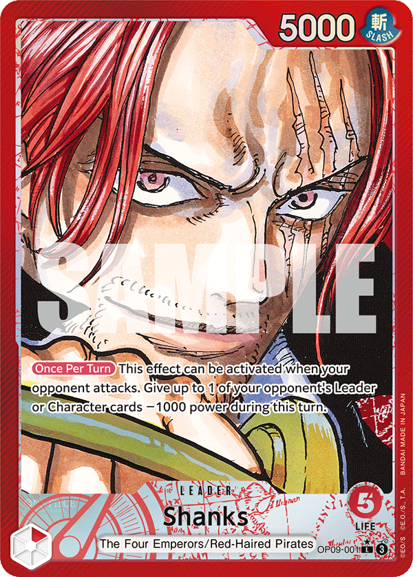 Shanks (OP09-001_p1) — Alt Art