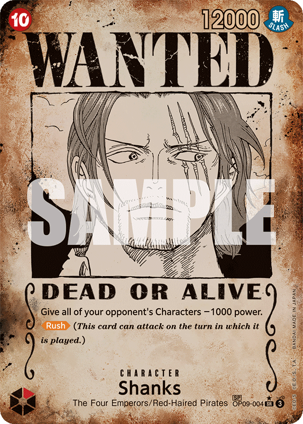 Shanks (OP09-004_p3) — Alt Art