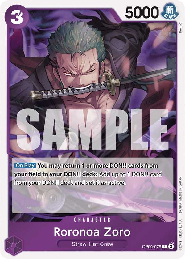 Roronoa Zoro (OP09-076)