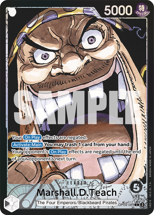 Marshall.D.Teach (OP09-081_p1) — Alt Art