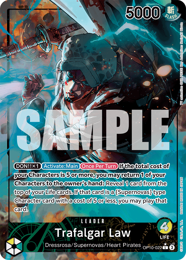 Trafalgar Law (OP10-022_p1) — Alt Art