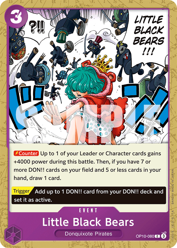 Little Black Bears (OP10-080)