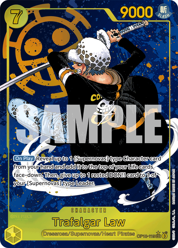 Trafalgar Law (OP10-119_p1) — Alt Art