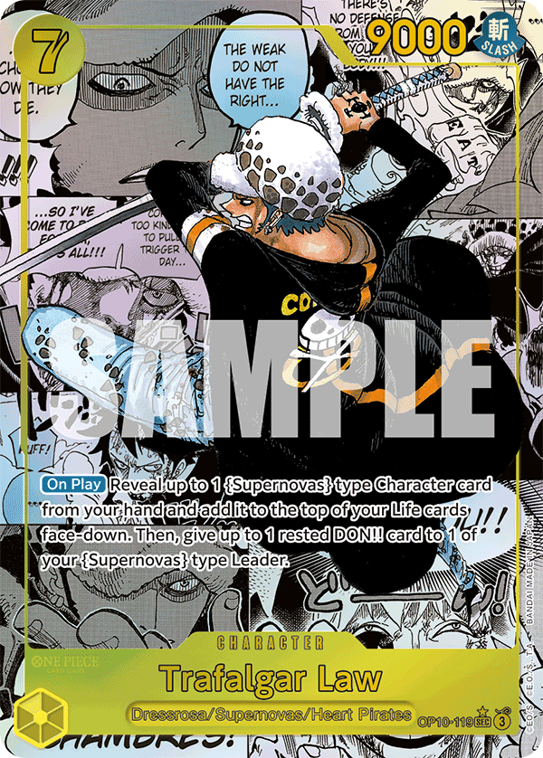 Trafalgar Law (OP10-119_p2) — Alt Art