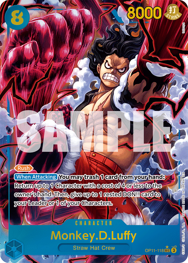 Monkey.D.Luffy (OP11-118_p1) — Alt Art