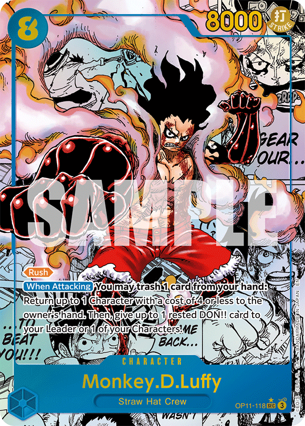 Monkey.D.Luffy (OP11-118_p2) — Alt Art