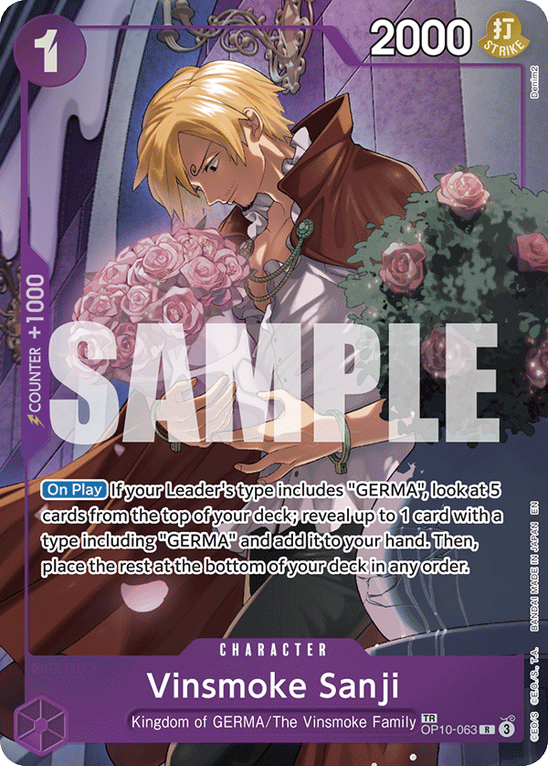 Vinsmoke Sanji (OP-12 OP10-063_p1) — Alt Art