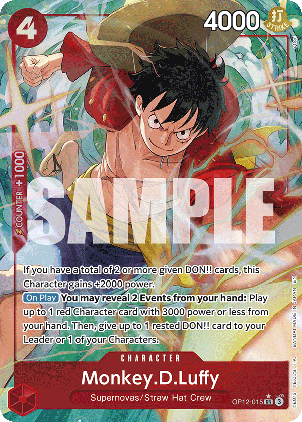Monkey.D.Luffy (OP12-015_p1) — Alt Art