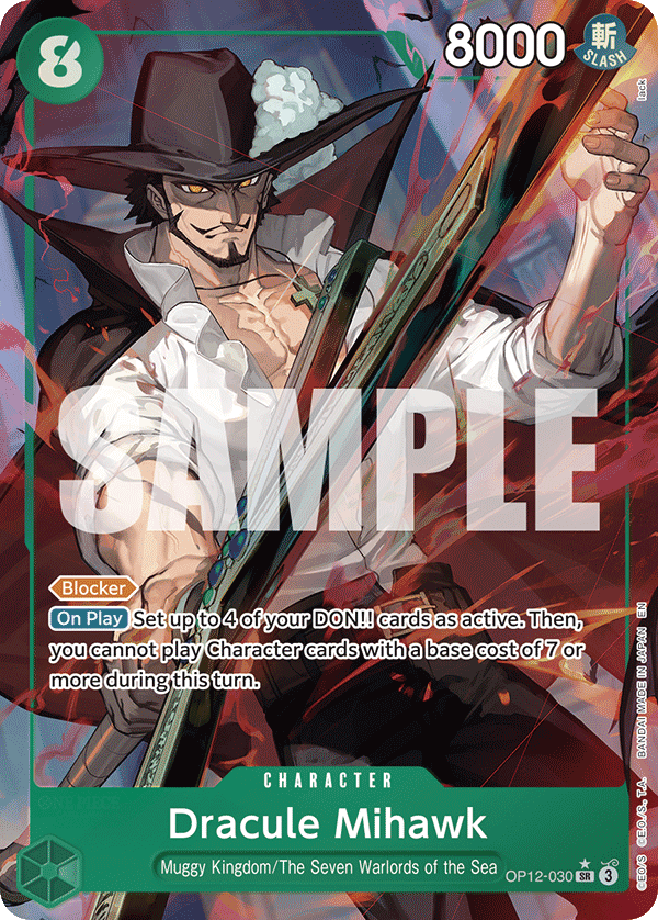 Dracule Mihawk (OP12-030_p1) — Alt Art
