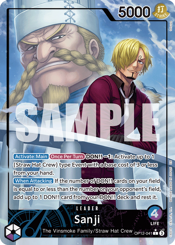 Sanji (OP12-041_p1) — Alt Art
