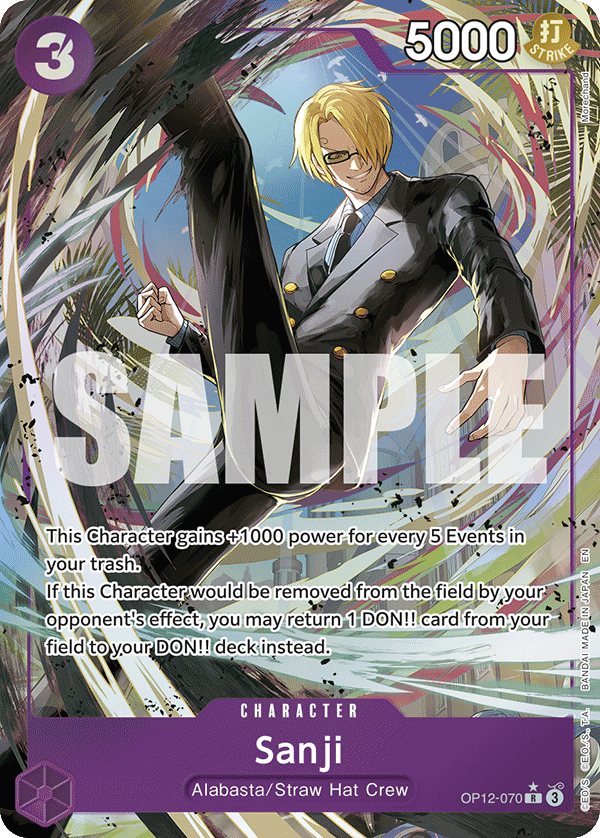 Sanji (OP12-070_p1) — Alt Art