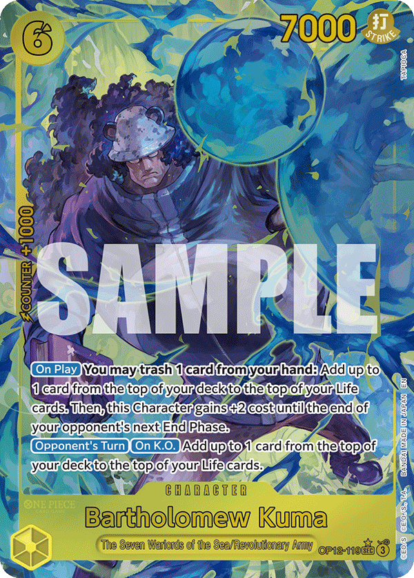Bartholomew Kuma (OP12-119_p1) — Alt Art