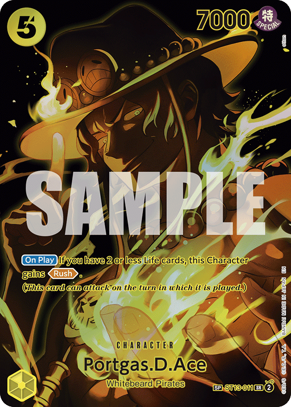 Portgas.D.Ace (OP-12 ST13-011_p2) — Alt Art
