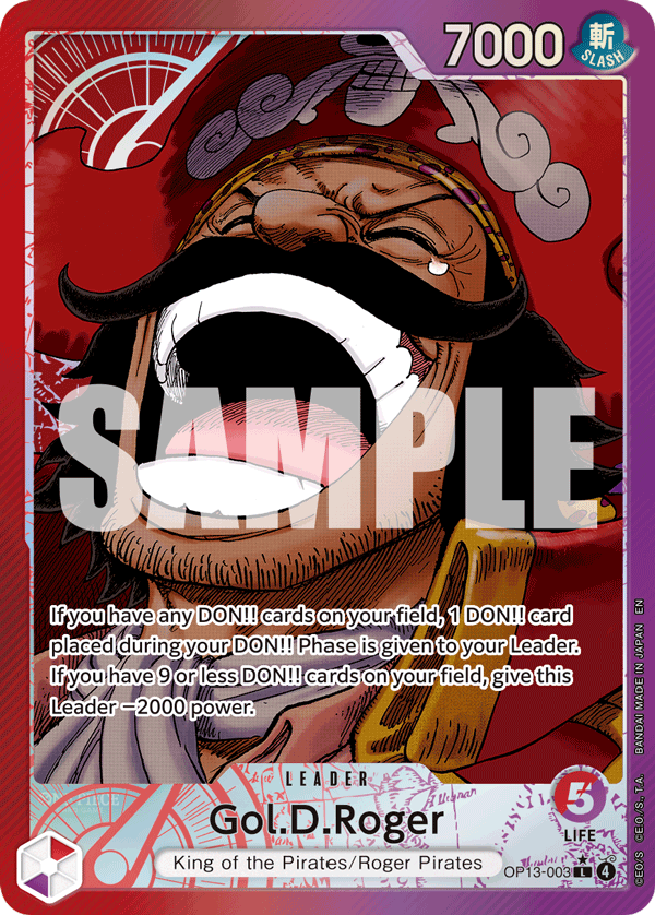 Gol.D.Roger (OP13-003_p1) — Alt Art