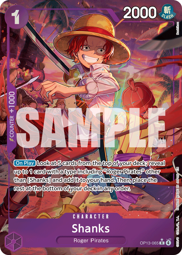 Shanks (OP13-065_p1) — Alt Art