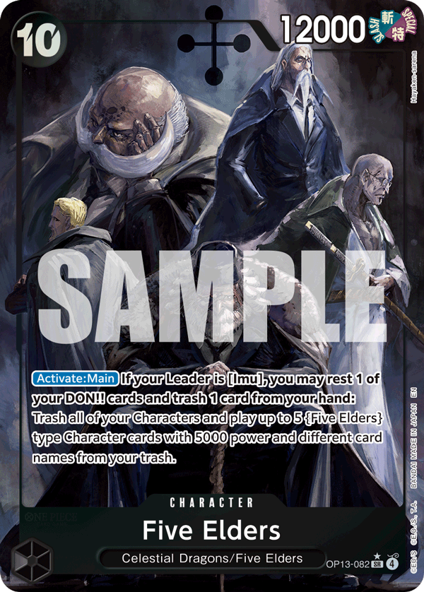 Five Elders (OP13-082_p1) — Alt Art