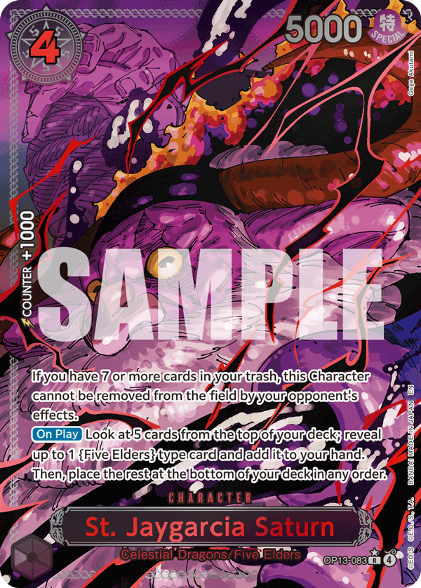 St. Jaygarcia Saturn (OP13-083_p2) — Alt Art