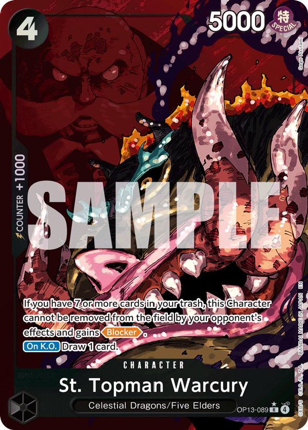 St. Topman Warcury (OP13-089_p1) — Alt Art